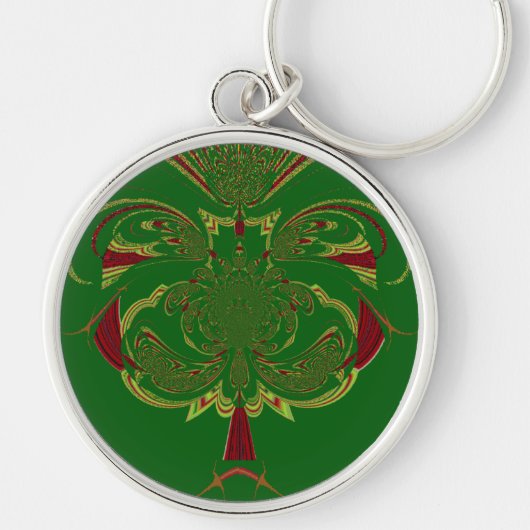 Groene Kroon Sleutelhanger (Voorkant)