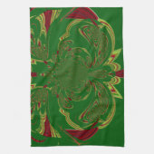 Groene Kroon Theedoek (Verticaal)