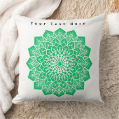 Groene Kunst Aangepaste Jouw tekst Hier Tekst Afbe Kussen (Deken)