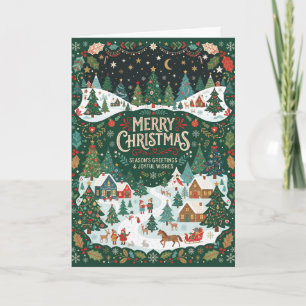 Groene Kust Kerst Dorp Kaart