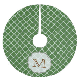 Groene kwartfoil Latti Monogram Boomrok Kerstboom Rok