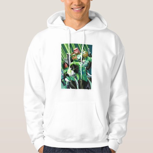 Groene lampjes hoodie (Voorkant)