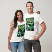 Groene lampjes t-shirt (Unisex)