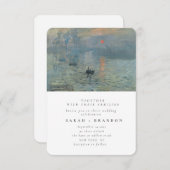 Groene Lanscape Oud schilderbruiloft Kaart (Voorkant / Achterkant)
