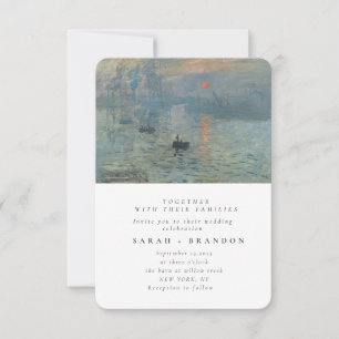 Groene Lanscape Oud schilderbruiloft Kaart