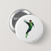 Groene Lantaarn - Comic, Arm out Ronde Button 5,7 Cm (Voorkant /achterkant)
