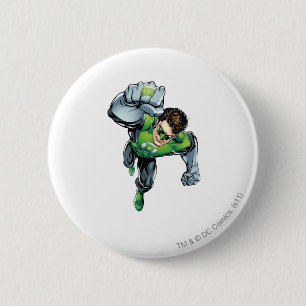 Groene lantaarn - Comic, Arm Raise Ronde Button 5,7 Cm