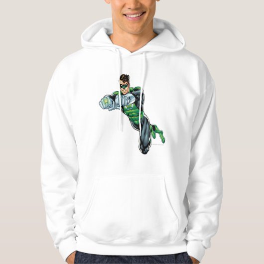 Groene Lantaarn - Comic, beide armen vooruit Hoodie (Voorkant)