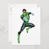 Groene Lantaarn - Comic, Jumping Briefkaart (Voorkant / Achterkant)
