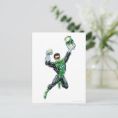 Groene Lantaarn - Comic, met lantaarn Briefkaart (Staand voorkant)