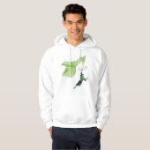 Groene Lantaarn - Comic, met machine Hoodie (Voorkant volledig)
