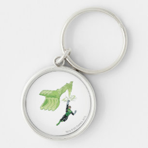 Groene Lantaarn - Comic, met machine Sleutelhanger