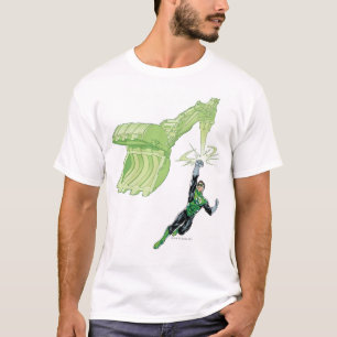 Groene Lantaarn - Comic, met machine T-shirt