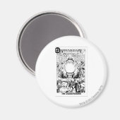 Groene Lantaarn - De Legende Reborn, Zwart en Wit Magneet (Voorkant / Achterkant)