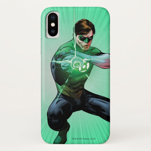Groene lantaarn en golvende ring Case-Mate iPhone case (Achterkant)