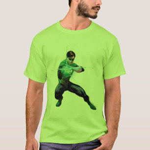 Groene lantaarn en golvende ring t-shirt