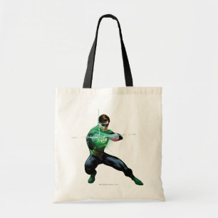 Groene lantaarn en golvende ring tote bag