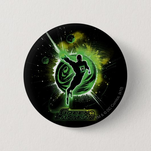 Groene lantaarn - EO Ronde Button 5,7 Cm (Voorkant)