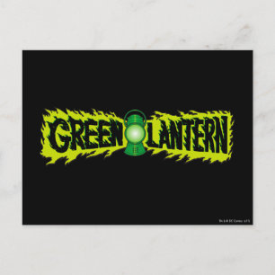 Groene lantaarn - Ggloeiende lantaarn 2 Briefkaart