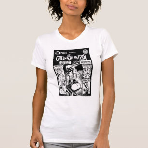 Groene Lantaarn - Groene met de hand beklede Comic T-shirt