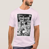 Groene Lantaarn - Groene met de hand beklede Comic T-shirt (Voorkant)