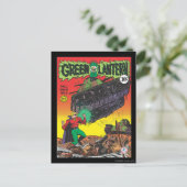 Groene Lantaarn in de loopgraven Briefkaart (Staand voorkant)