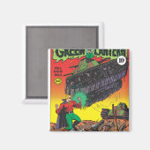 Groene Lantaarn in de loopgraven Magneet (Voorkant / Achterkant)