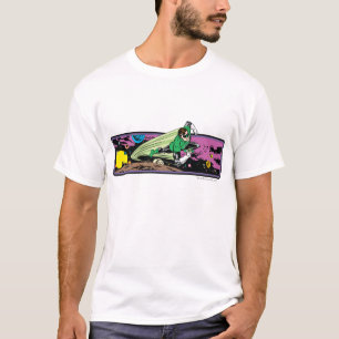 Groene Lantaarn in de ruimte T-shirt