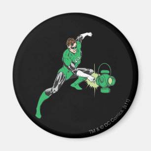 Groene Lantaarn met Lantaarn 2 Magneet