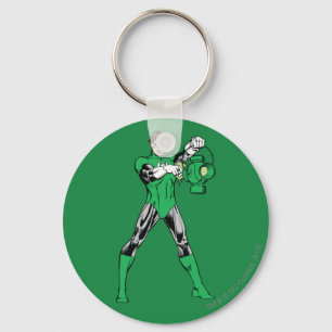 Groene Lantaarn met Lantaarn Sleutelhanger