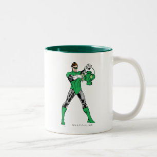 Groene Lantaarn met Lantaarn Tweekleurige Koffiemok