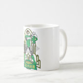 Groene Lantaarn met letters Koffiemok (Voorkant rechts)