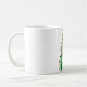 Groene Lantaarn met letters Koffiemok (Links)