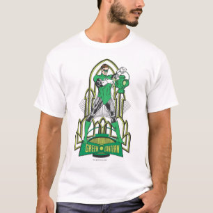 Groene Lantaarn met letters T-shirt