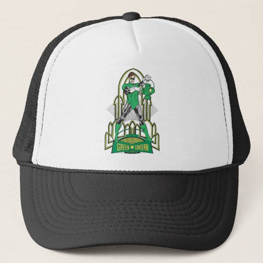 Groene Lantaarn met letters Trucker Pet (Voorkant)