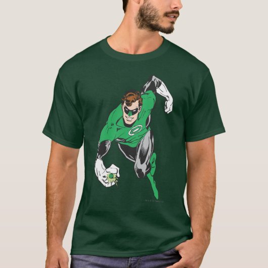 Groene lantaarn naar voren t-shirt (Voorkant)