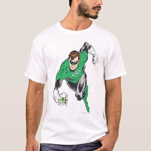 Groene lantaarn naar voren t-shirt (Voorkant)