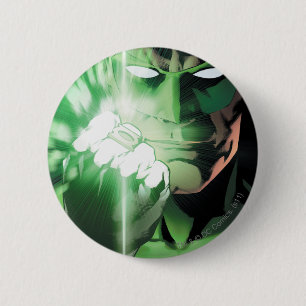 Groene Lantaarn sluiten deksel Ronde Button 5,7 Cm