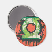 Groene Lantaarn - Twisted Innocence Symbol Magneet (Voorkant / Achterkant)