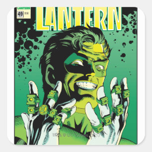 Groene Lantaarn - Vele Ringen Vierkante Sticker