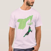 Groene lantaarn - volledig geremd, met machine t-shirt (Voorkant)