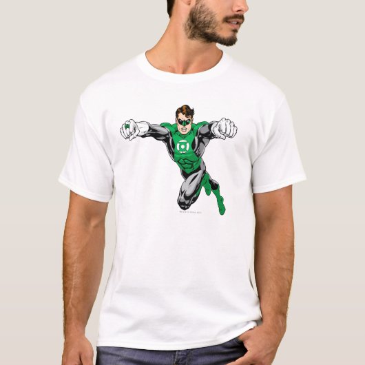 Groene Lantaarn - Vooruitblikkend T-shirt (Voorkant)