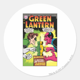 Groene Lantaarn vs. Sinestro Ronde Sticker