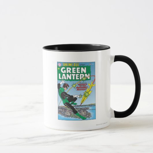 Groene lantaarn - wegwerpraketten mok (Rechts)