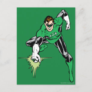 Groene lantaarnvlucht briefkaart