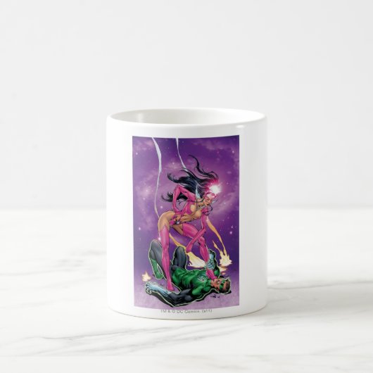Groene Lantern en Star Sapphire - Color Koffiemok (Center)