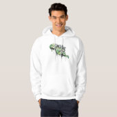 Groene lantern Graffiti Character Hoodie (Voorkant volledig)