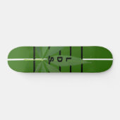 Groene LDS-spread Skateboard (Horizontaal)