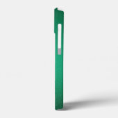 Groene lederen textuur Case-Mate iPhone case (Achterkant / Links)