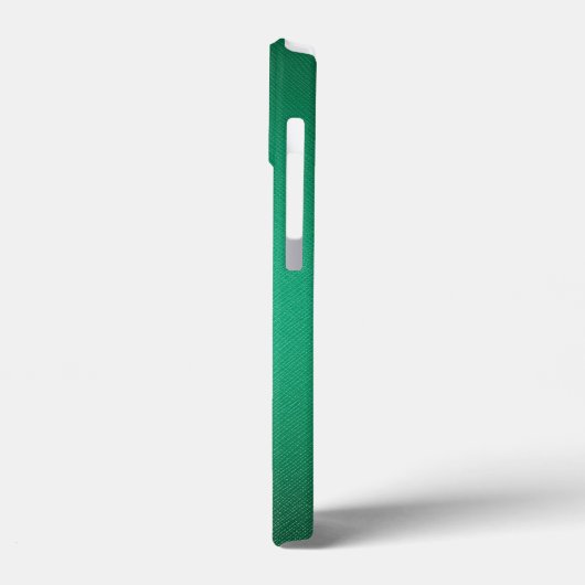 Groene lederen textuur Case-Mate iPhone case (Achterkant / Links)